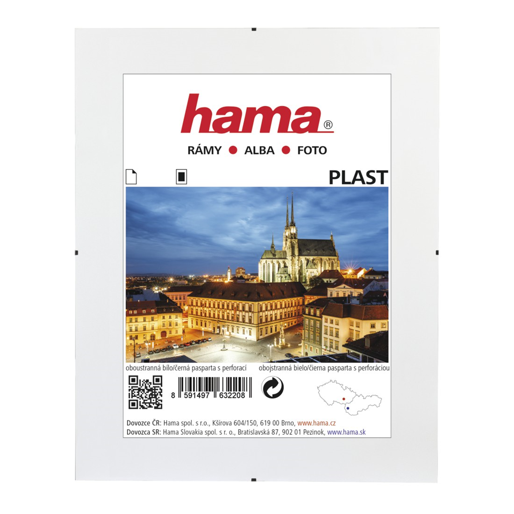 HAMA 143174  Clip-Fix, plastové sklo, 50x70 cm