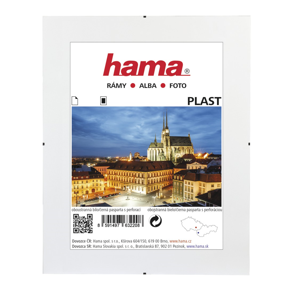 HAMA 143175  clip-Fix, priehľadný plast, 62 x 93 cm