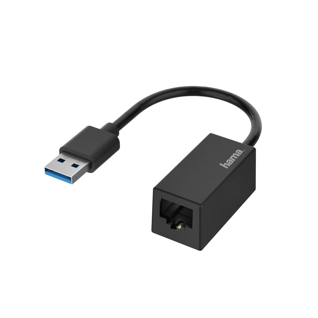 HAMA 200325  sieťový adaptér USB-A - RJ45, Gigabit Ethernet