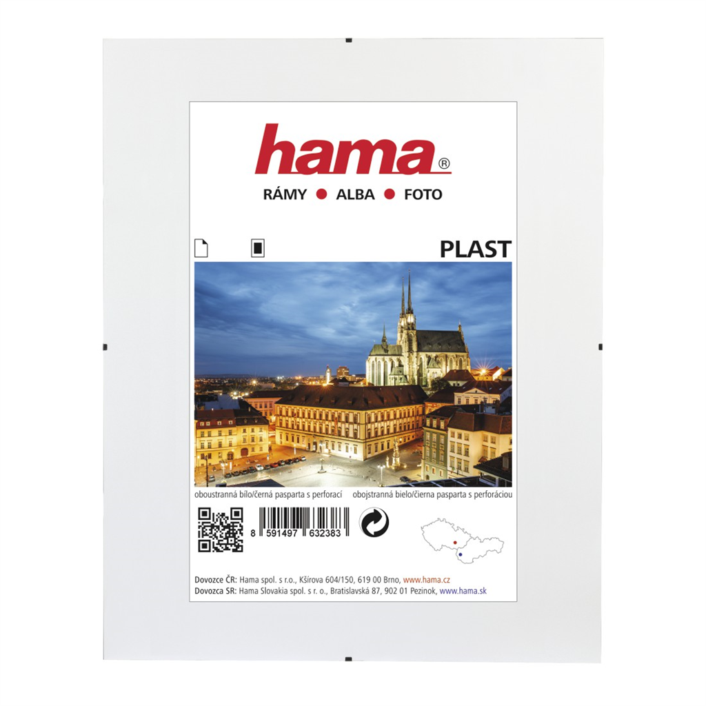 HAMA 67061601  Clip-Fix, plastové sklo, 70x100 cm