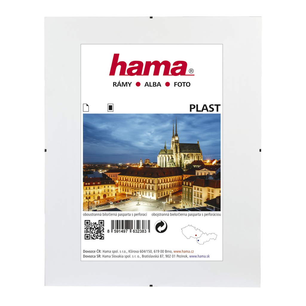HAMA 67061604  clip-Fix, priehľadný plast, 60 x 80 cm