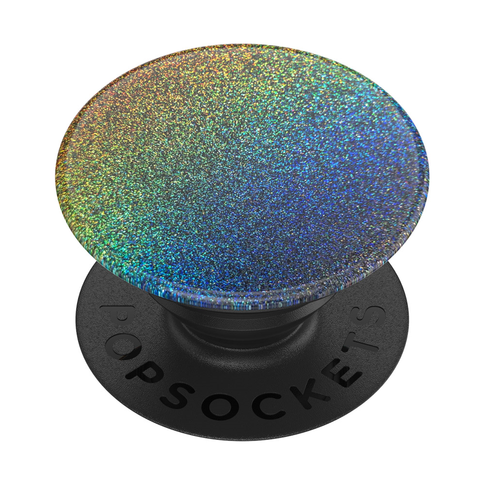 PopSockets 43138600  PopGrip Gen.2, Midnight Flare, strieborno šedý s trblietkam