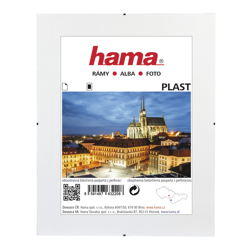 HAMA 143172  clip-Fix, priehľadný plast, 29,7 x 42 cm