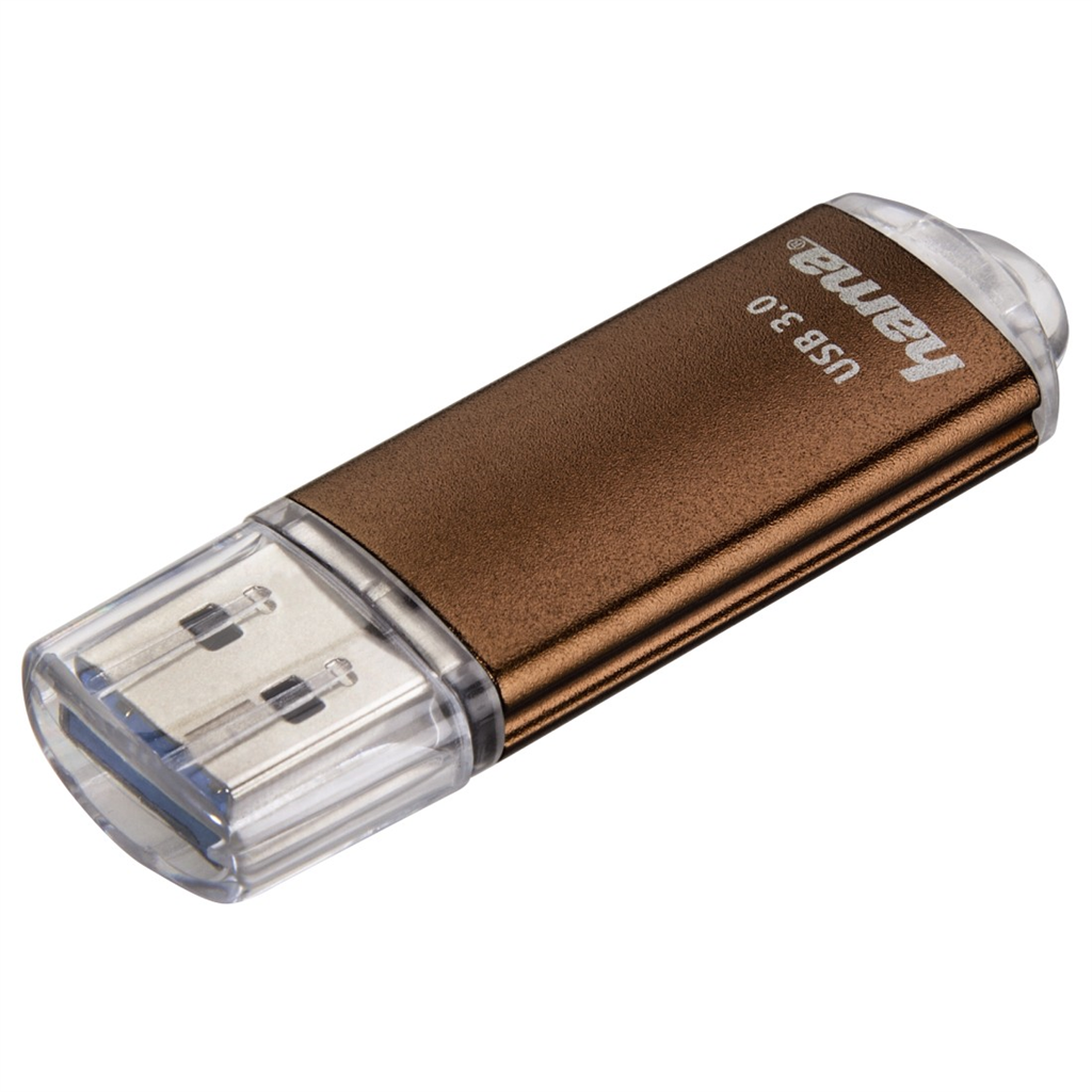 HAMA 124004  FlashPen Laeta, USB 3.0, 64 GB, 40 MB s, hnedý