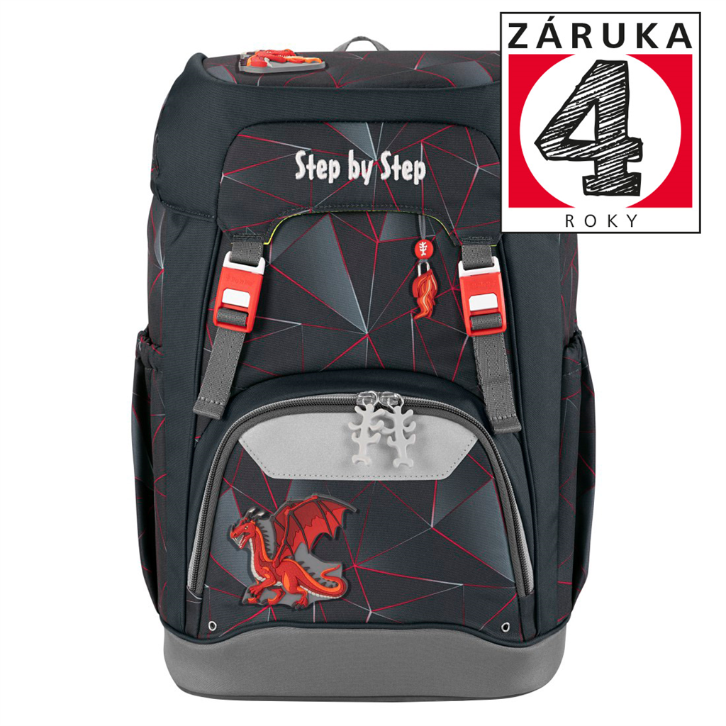 HAMA 129966 Školský ruksak Step by Step GRADE Drak Drako, AGR certifikát