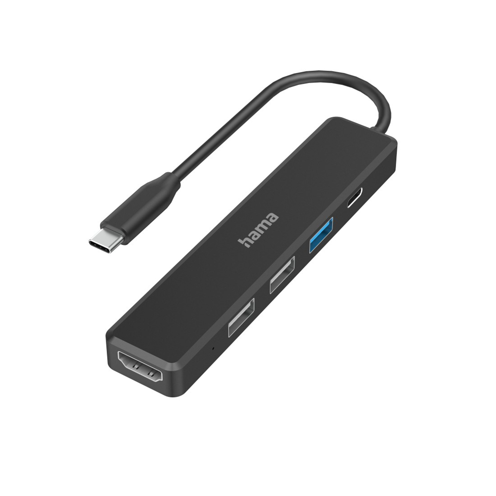 HAMA 200117  USB-C hub, multiport, 4x USB, 1x HDMI