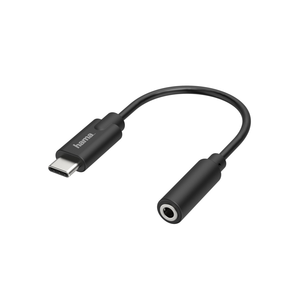 HAMA 200318  audio adaptér USB-C na jack 3,5 mm, aktívny