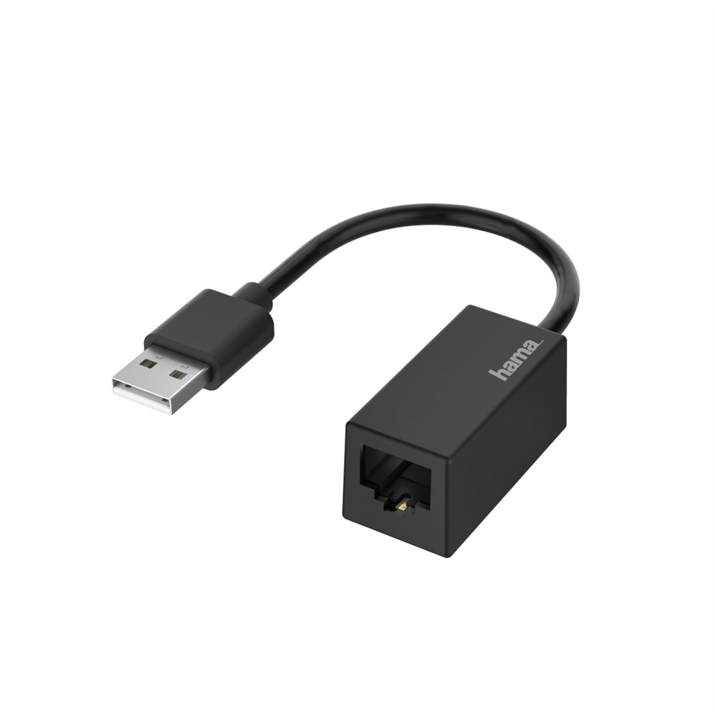 HAMA 200324  sieťový adaptér USB-A - RJ45, Ethernet 100 Mb s