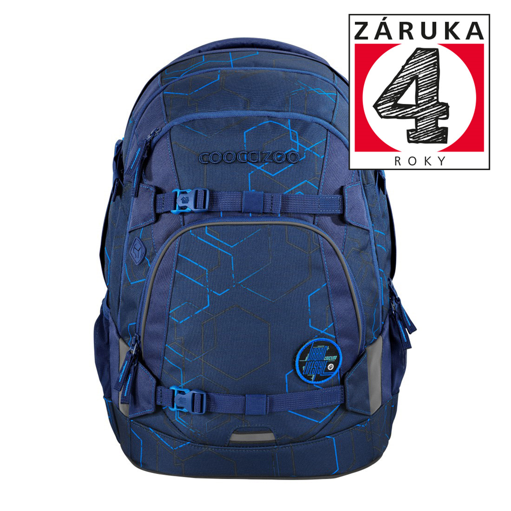 HAMA 211319 Školský ruksak coocazoo MATE,  Blue Motion, certifikát AGR
