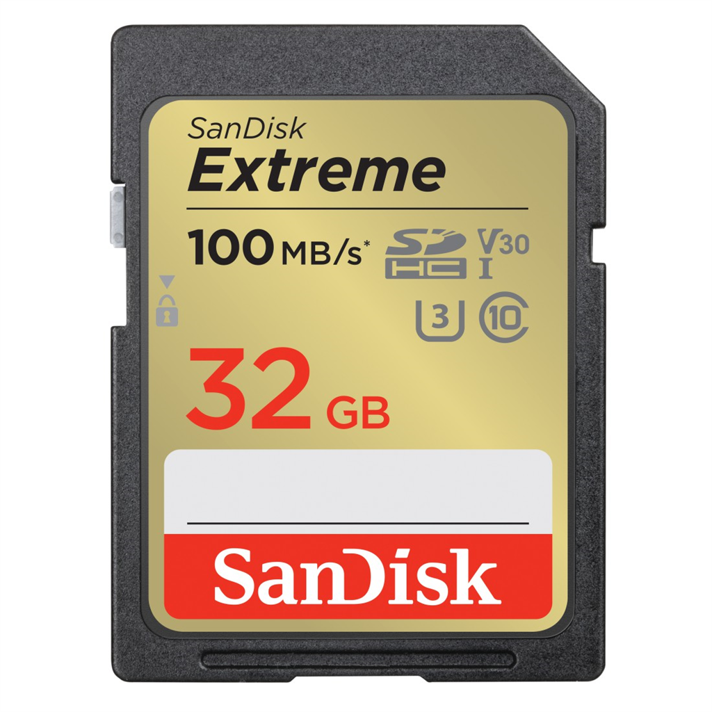 HAMA 215402 SanDisk Extreme 32 GB Memory Card up to 100 MB s, UHS-I, Class 10, U