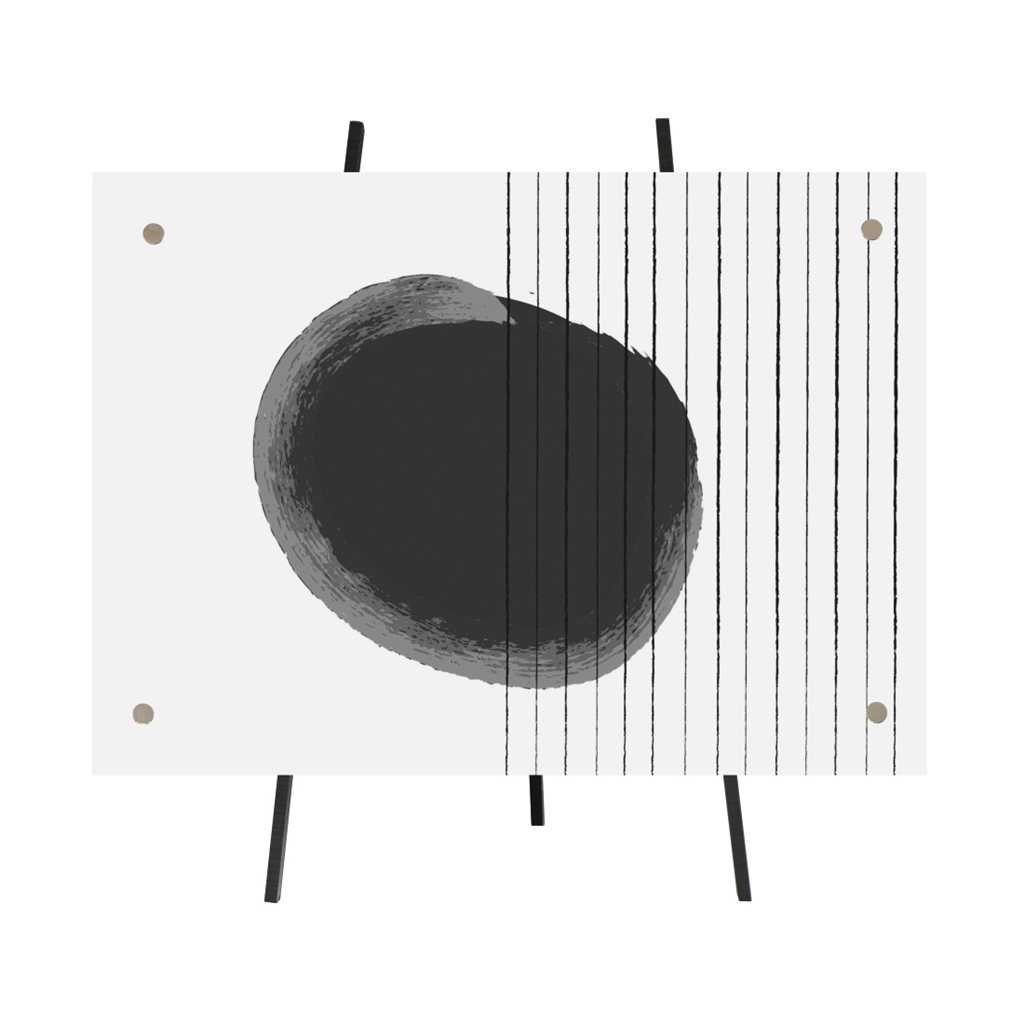 HAMA 67657  akrylový stojanček ARTS, 13x18 cm, čierny, na šírku