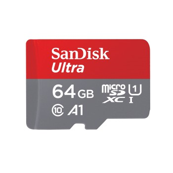 SanDisk 215421  Ultra microSDXC 64 GB + SD Adapter 140 MB s  A1 Class 10 UHS-I
