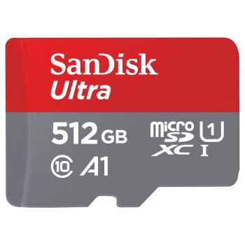 SanDisk 215424  Ultra microSDXC 512 GB + SD Adapter 150 MB s  A1 Class 10 UHS-I