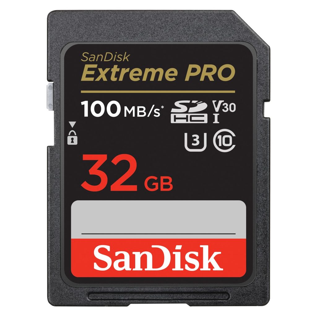 HAMA 121594 SanDisk Extreme PRO 32 GB SDHC Memory Card 100 MB s and 90 MB s, UHS