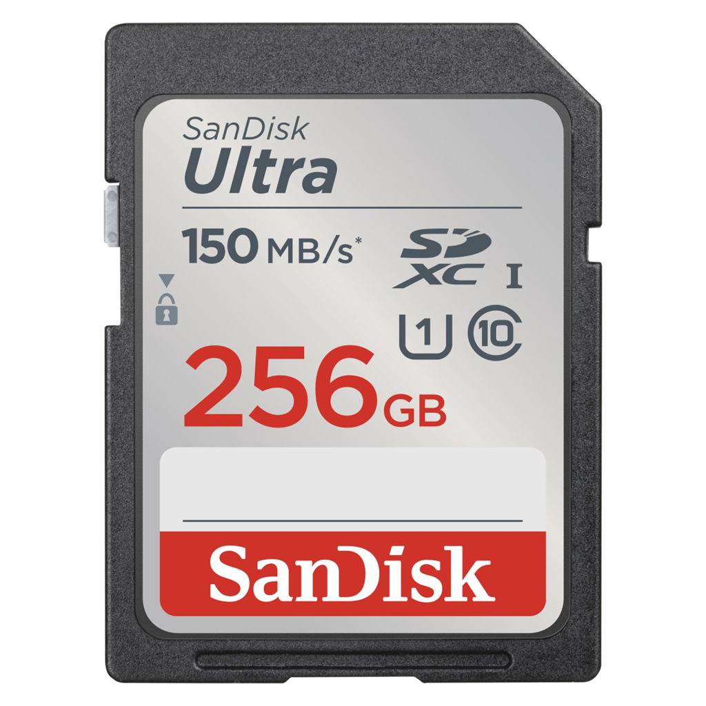 SanDisk 215417  Ultra 256 GB SDXC Memory Card 150 MB s