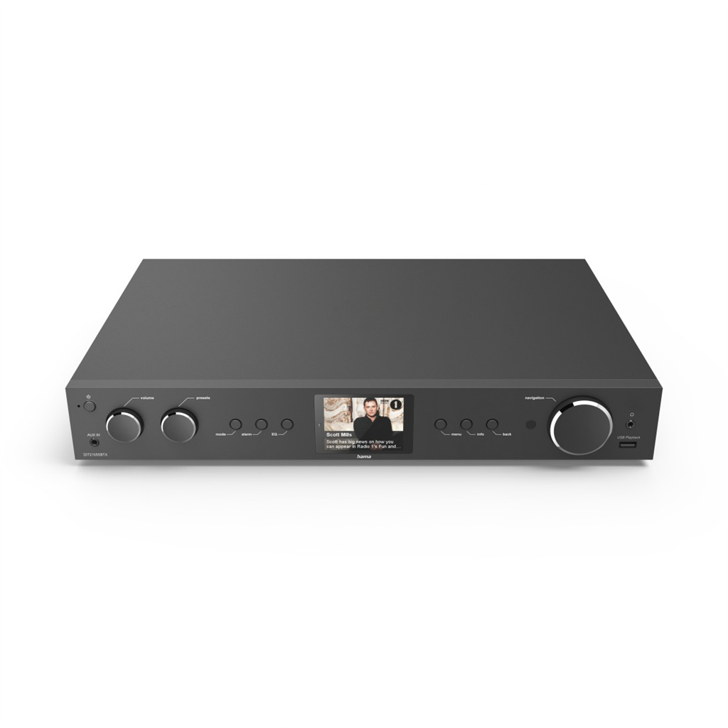 HAMA 54251  digitálne a internetové rádio DIT2105SBTX, Hi-Fi tuner, DAB DAB+ FM