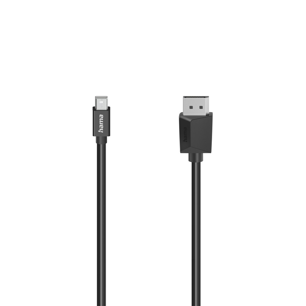 HAMA 200710  kábel Mini DisplayPort na DisplayPort 1,5 m, UHD 4K