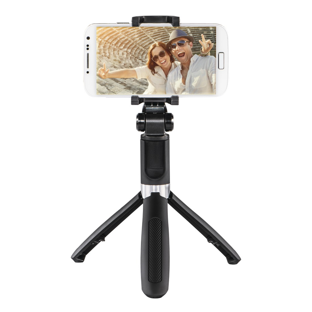 HAMA 4316  Funstand 57, Bluetooth selfie tyč, čierna
