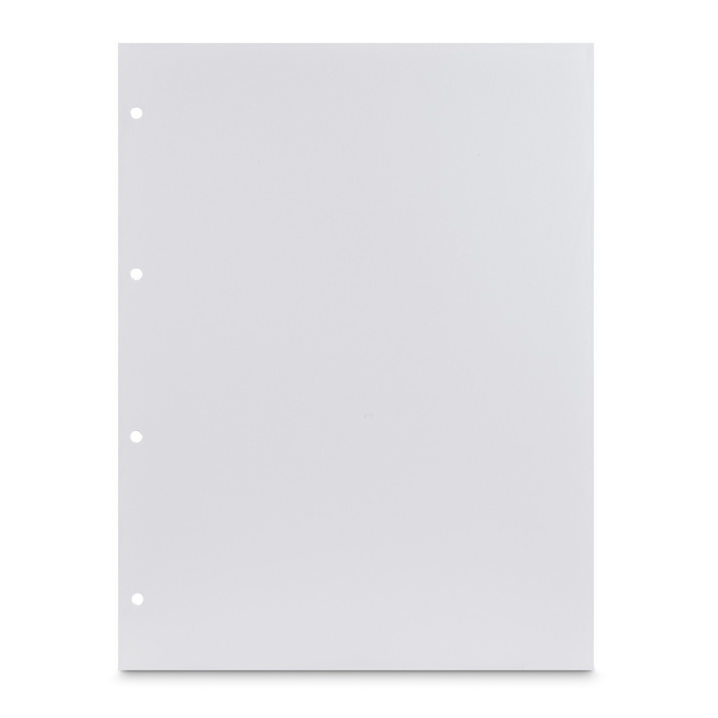 HAMA 7555  fotokartón, 23,3 x 31 cm, dierovaný, 25 listov, biela
