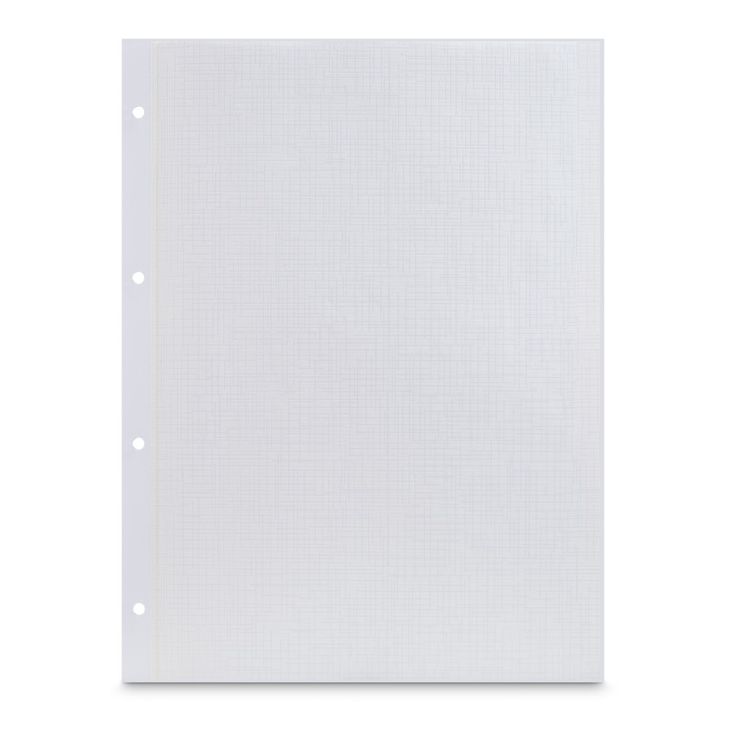 HAMA 7556  fotokartón s pergamenom, 23,3 x 31 cm, dierovaný, 25 listov, biela
