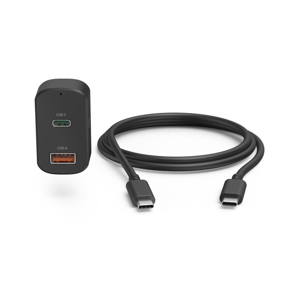 HAMA 200018  USB-C napájací zdroj do auta, Power Delivery,  5-20 V, 65 W, 1,5 m