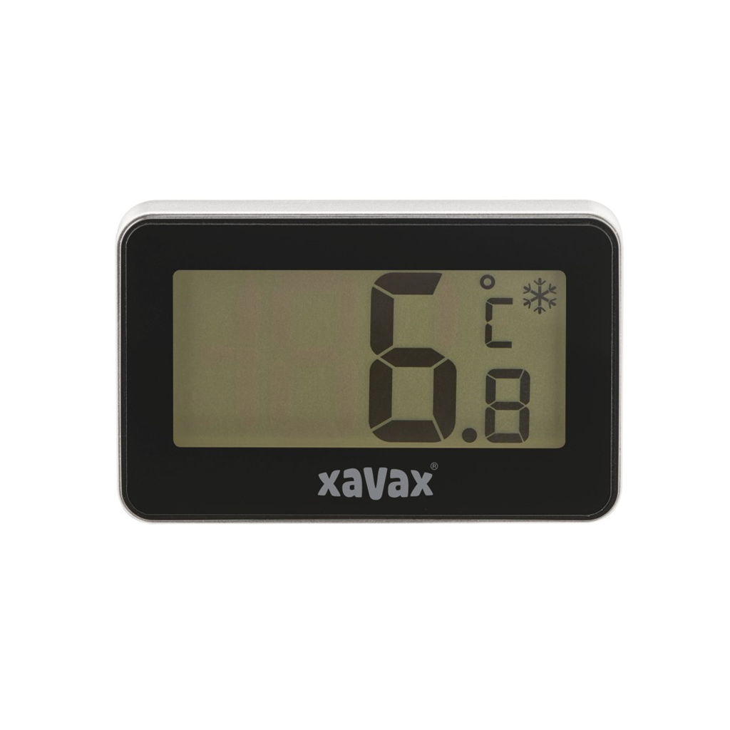 Xavax 185853  digitálny teplomer do chladničky mrazničky, čierny