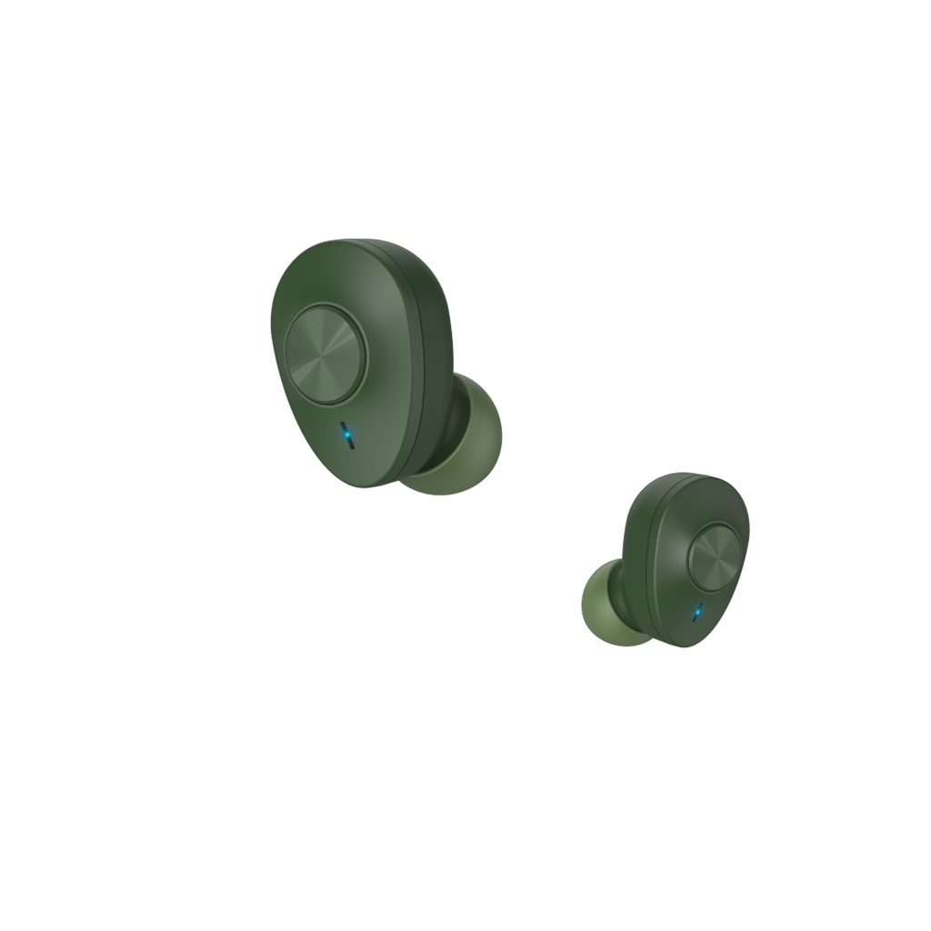 HAMA 184166  Bluetooth slúchadlá Freedom Buddy, štuple, nabíjacie puzdro, zelené