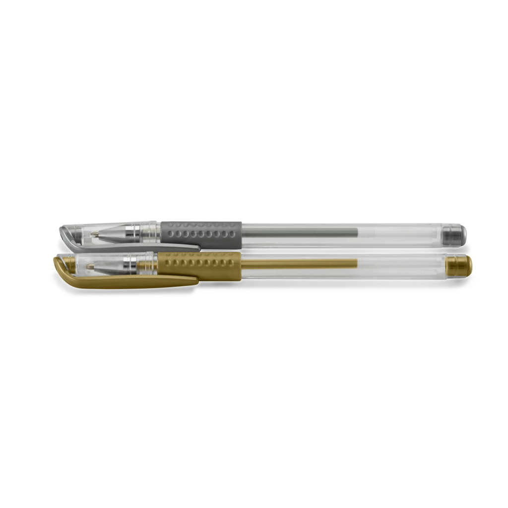 HAMA 7558  gélové guľôčkové pero Classic - set 2 farby (zlatá strieborná)