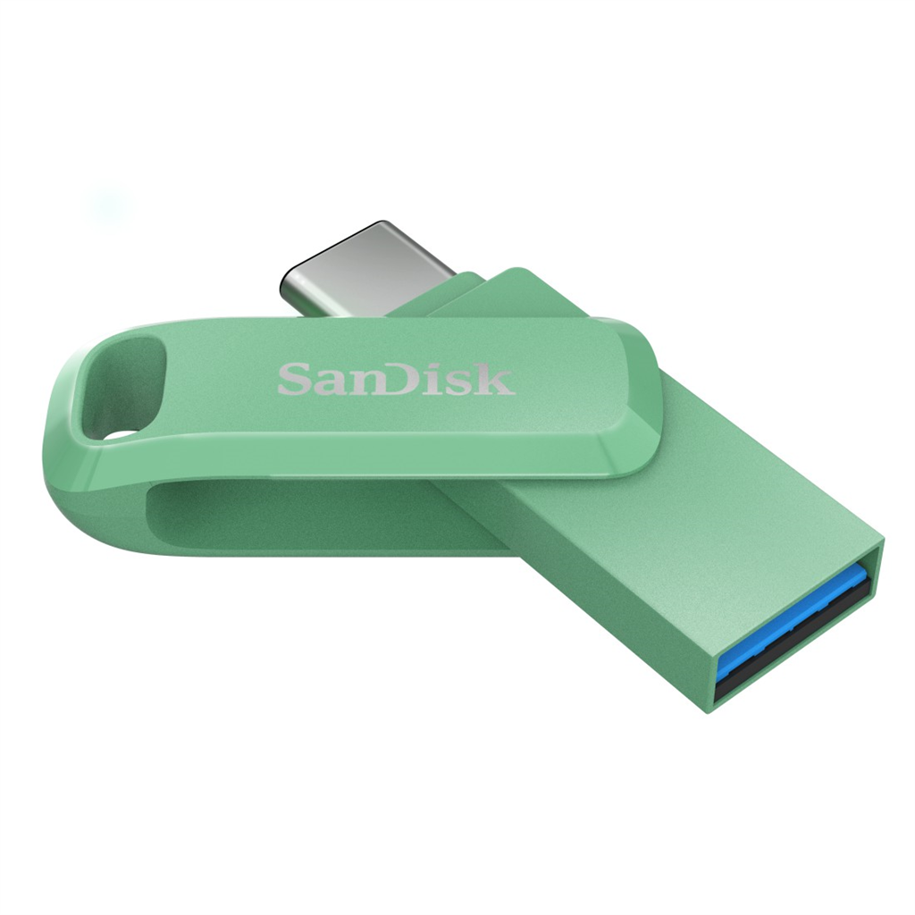 SanDisk 220072  Ultra Dual Drive Go USB Type- C, 400 MB s 128 GB, absinthe zelen