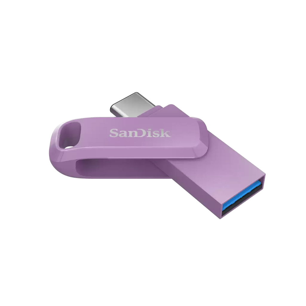 SanDisk 220068  Ultra Dual Drive Go USB Type- C, 150 MB s 64 GB, levanduľová