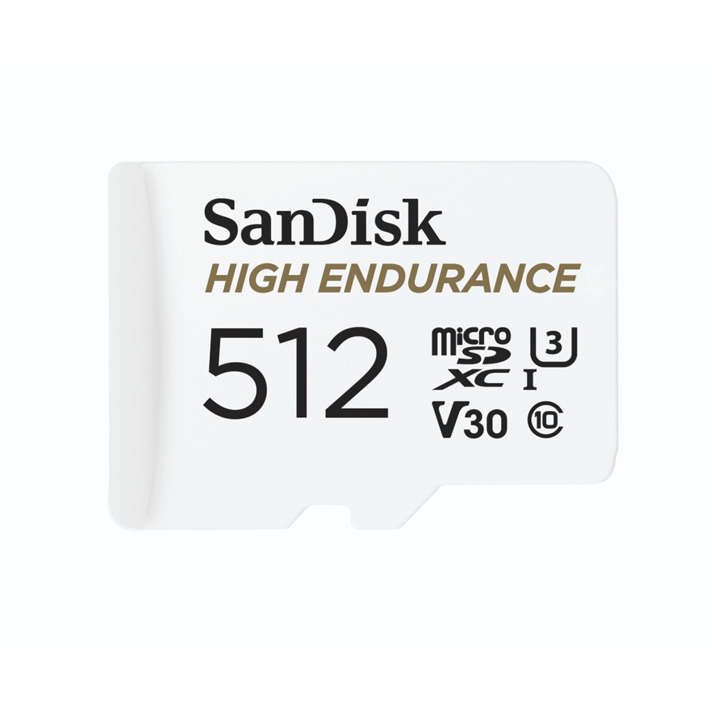 SanDisk 220051  HIGH ENDURANCE microSDHC Card 512 GB, s adaptérom