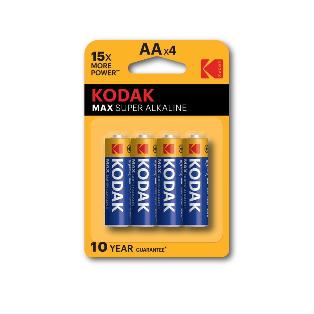 Kodak 227230  MAX alkalická batéria, AA, 4 ks, blister