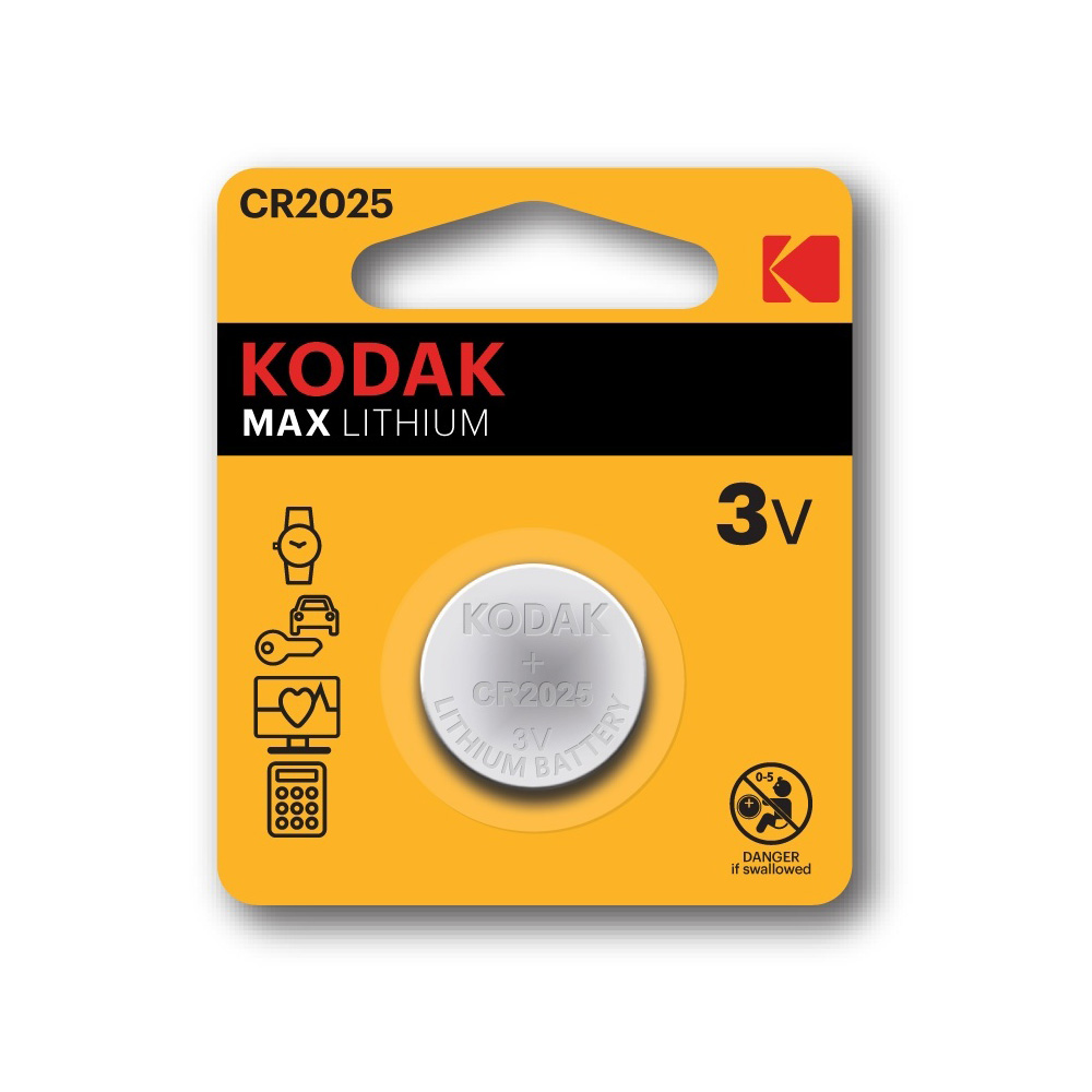 Kodak 227247  MAX Lithium, CR 2025, 1 ks, blister