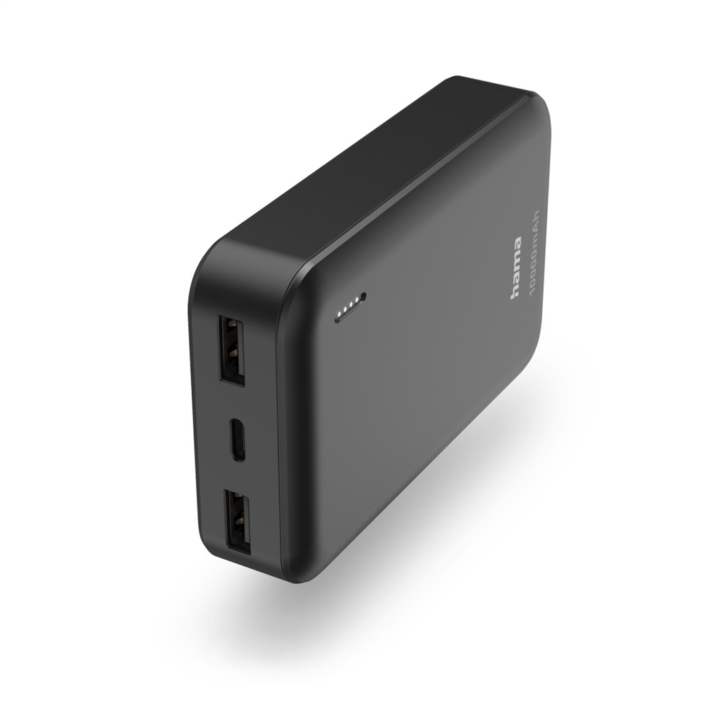 HAMA 201708  Pocket 10, powerbanka 10000 mAh, 2,1 A, výstup: 2x USB-A