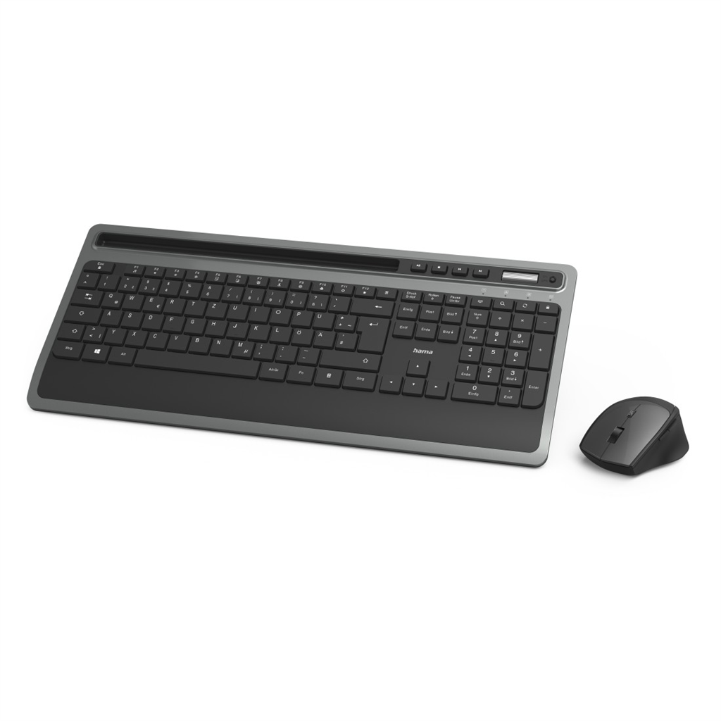 HAMA 182685  set bezdrôtovej multimediálnej klávesnice a myši KMW-600, antracito
