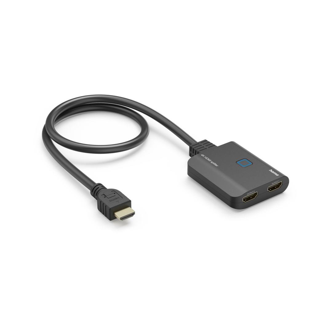 HAMA 205284  HDMI 4K rozbočovač, 1 vstup, 2 výstupy