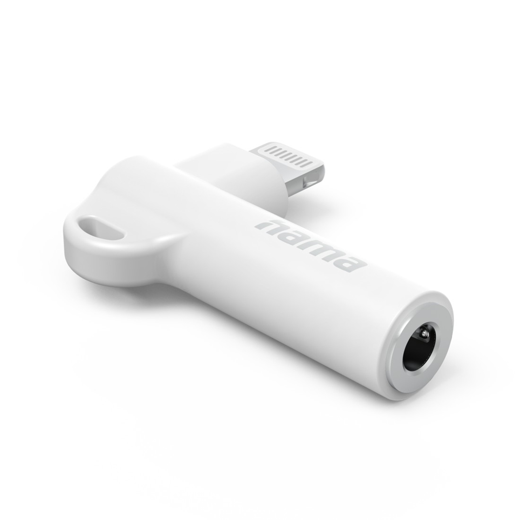HAMA 201700  MFi audio adaptér Lightning na jack 3,5 mm pre Apple, aktívny, komp