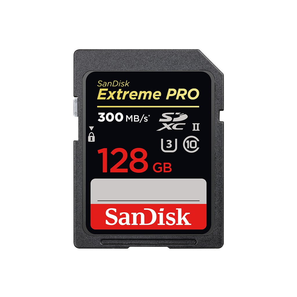 SanDisk 226808  Extreme PRO, 128 GB SD UHS-II (V90)